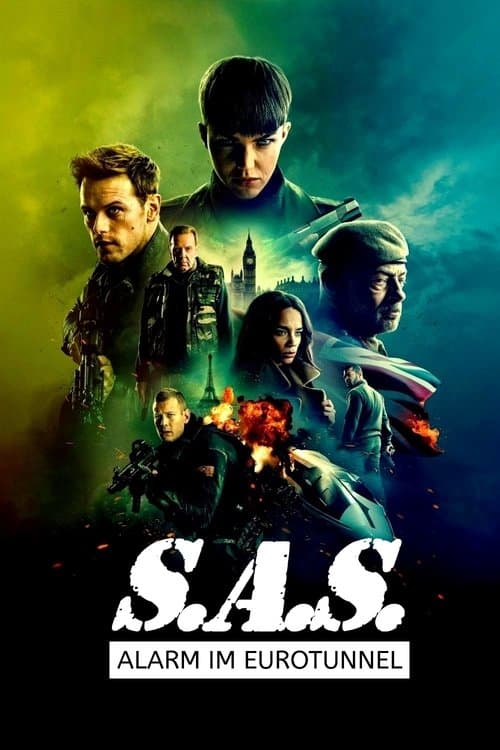 SAS: Alarm im Eurotunnel poster
