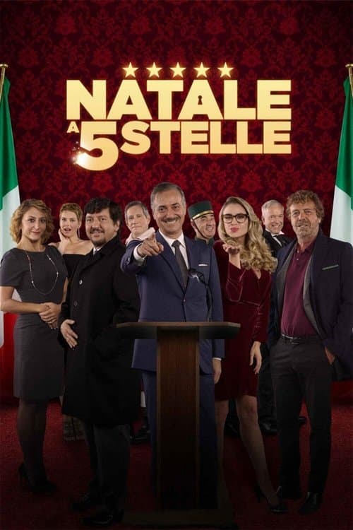 5-Sterne-Weihnachten poster