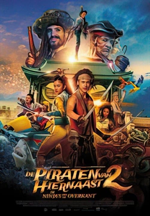 De Piraten van Hiernaast II: De Ninja's van de Overkant poster