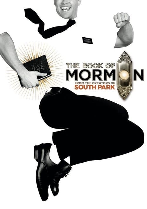 The Book of Mormon on Broadway poster