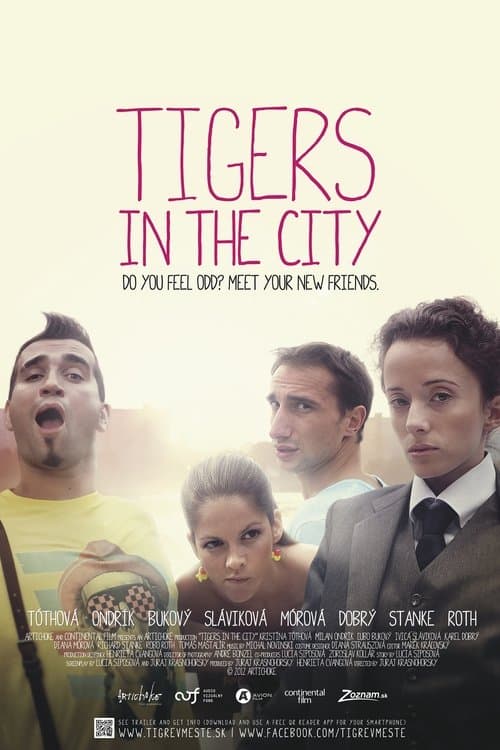 Tigre v meste poster