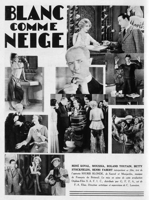 Blanc comme neige poster