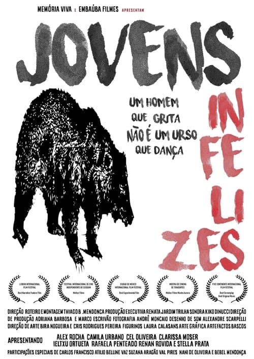 Jovens Infelizes ou Um Homem que Grita não é um Urso que Dança poster