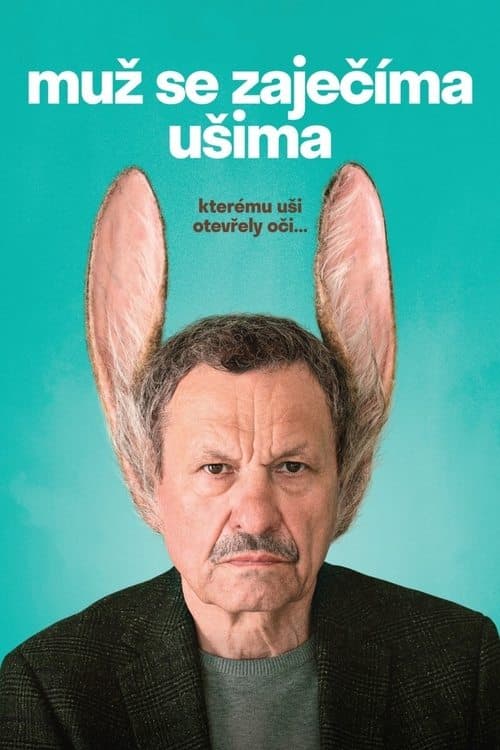 Muž se zaječíma ušima poster