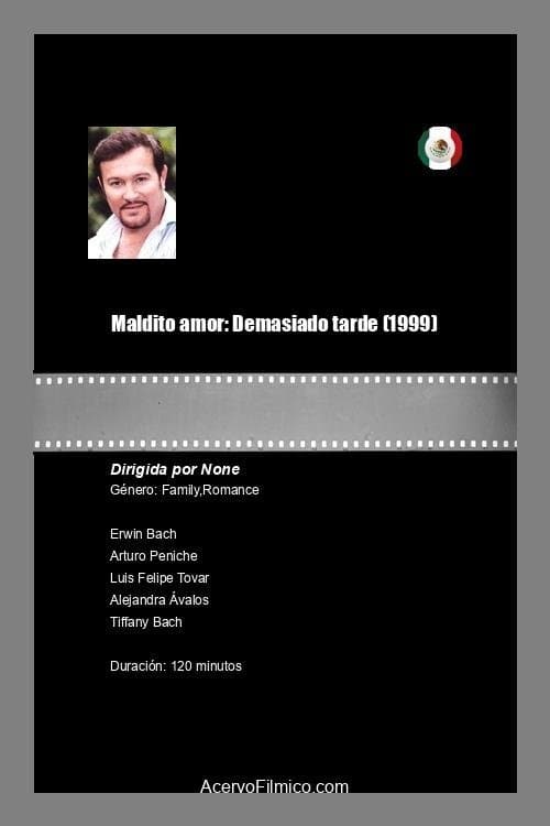 Maldito amor: Demasiado tarde poster