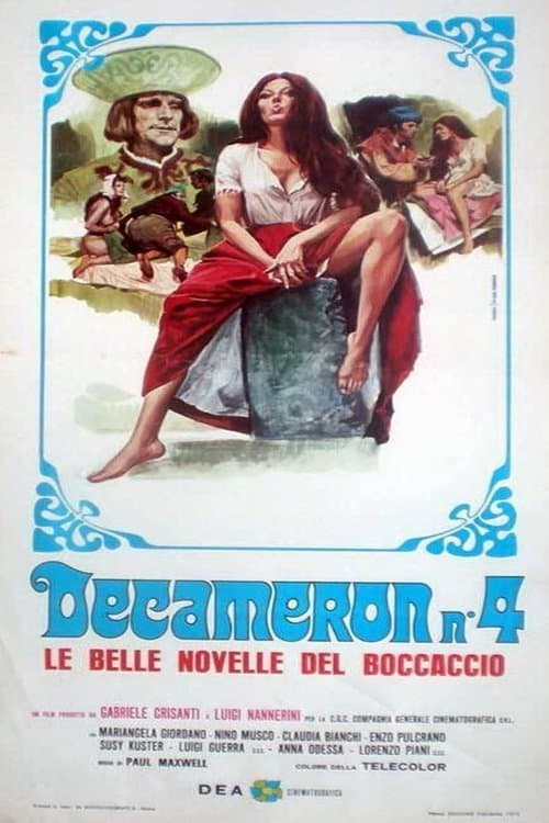 Decameron n° 4 - Le belle novelle del Boccaccio poster