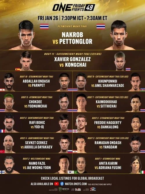ONE Friday Fights 49: Nakrob vs. Pettonglor poster