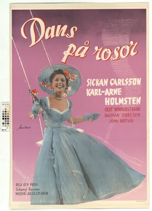 Dans på rosor poster