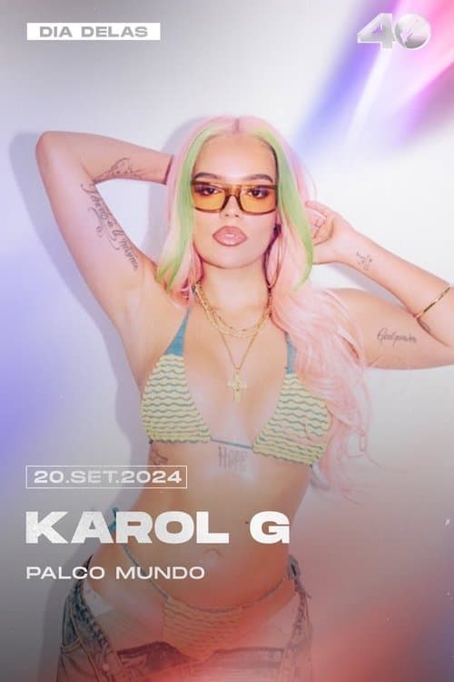 Karol G: Live at Rock in Rio 2024 poster