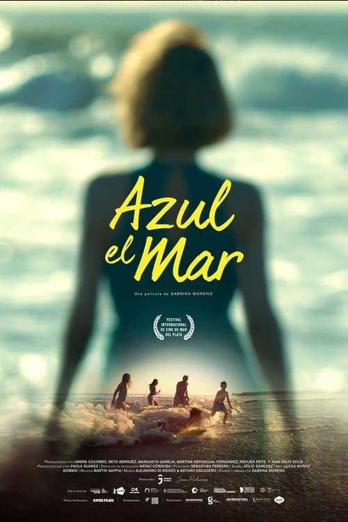 Azul el mar poster