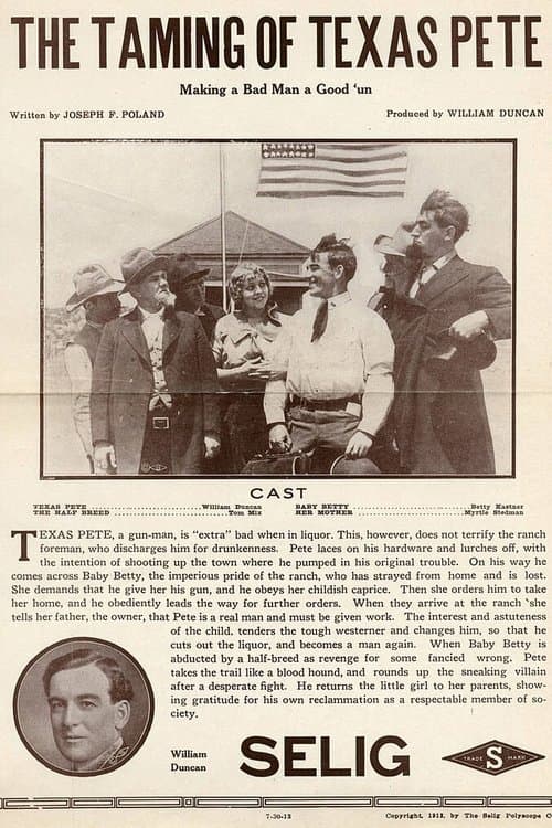 The Taming of Texas Pete poster