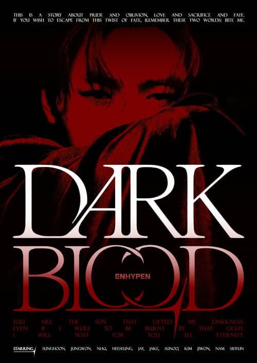 ENHYPEN (엔하이픈) 'DARK BLOOD' Concept Trailer poster