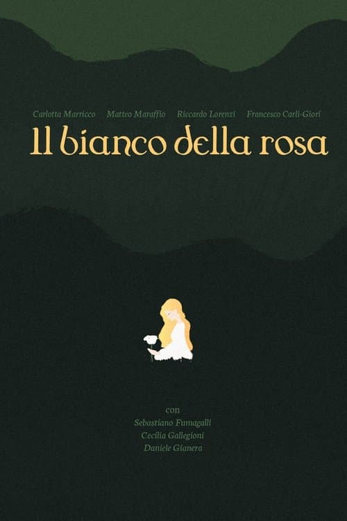 il bianco della rosa poster