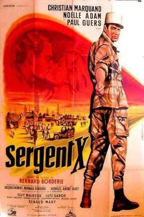 Sergent X poster