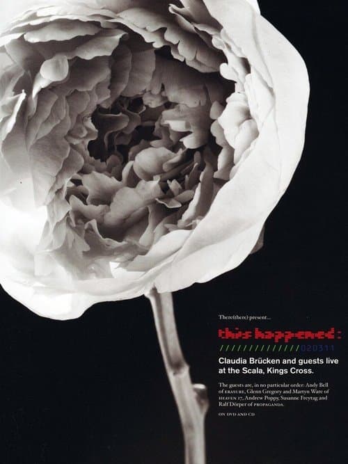 Claudia Brücken: This Happened - Live at the Scala poster
