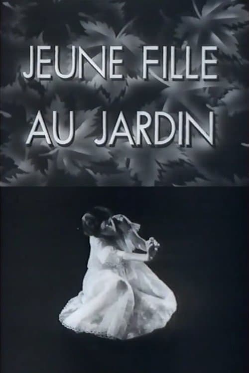 Jeune fille au jardin poster