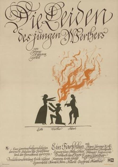 Die Leiden des jungen Werthers poster