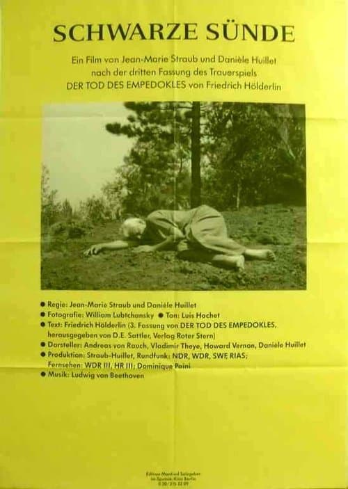 Schwarze Sünde poster