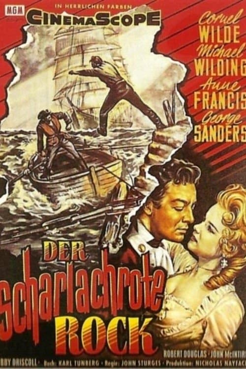 Der scharlachrote Rock poster