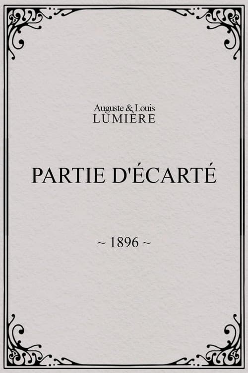 Partie d'écarté poster