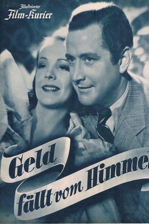 Geld fällt vom Himmel poster