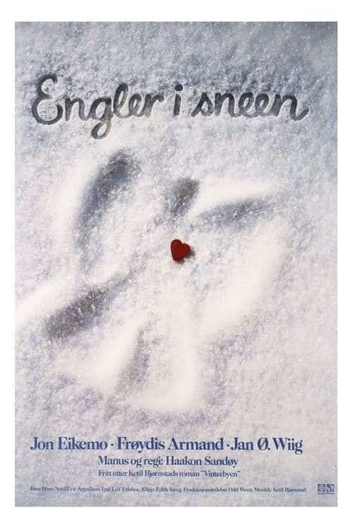 Engler i sneen poster