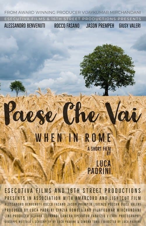Paese che vai poster