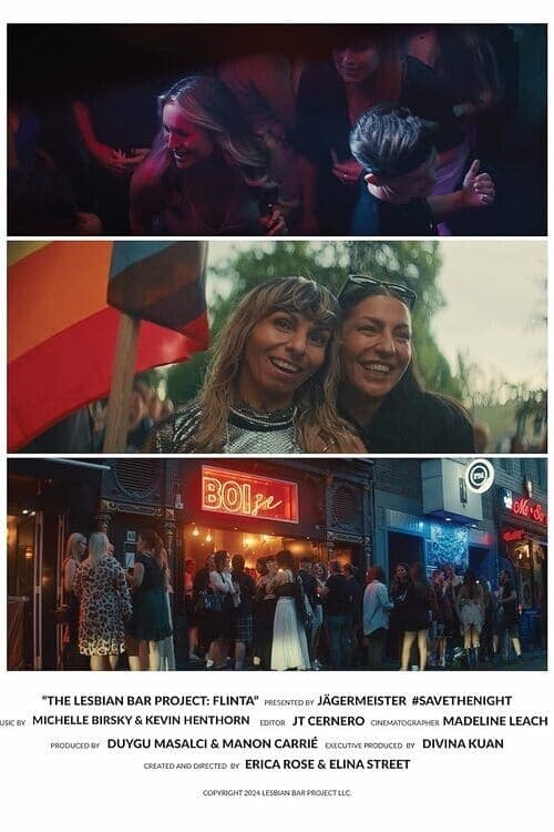The Lesbian Bar Project: FLINTA poster