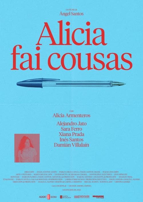 Alicia fai cousas poster