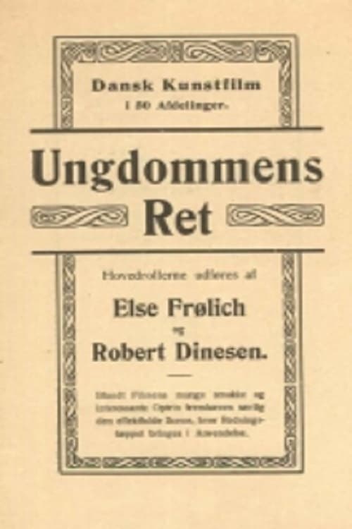 Ungdommens Ret poster