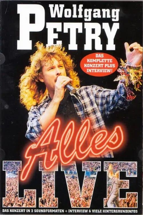 Wolfgang Petry - Alles live poster