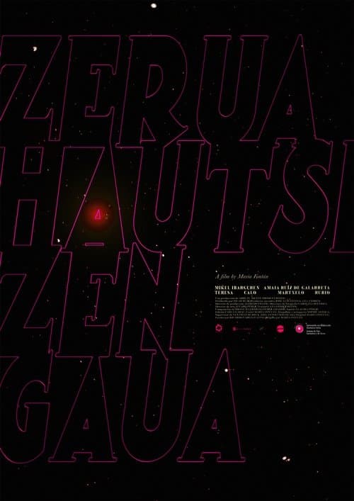 Zerua hautsi zen gaua poster
