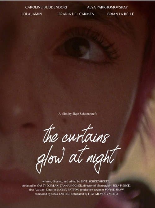 The Curtains Glow At Night poster