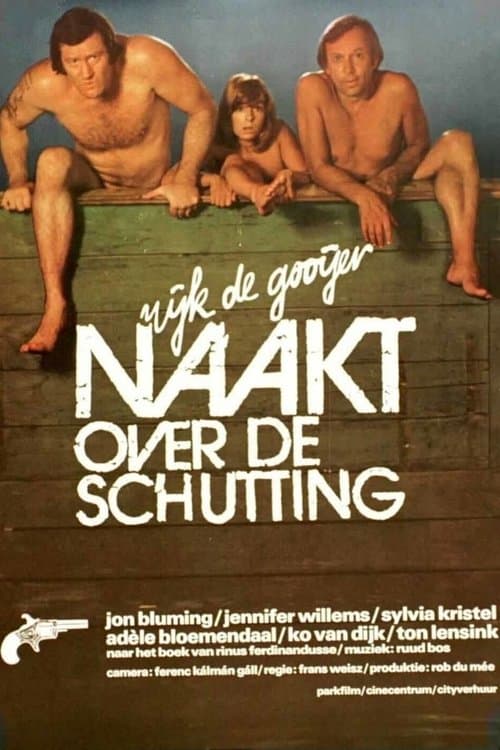 Naakt over de Schutting poster