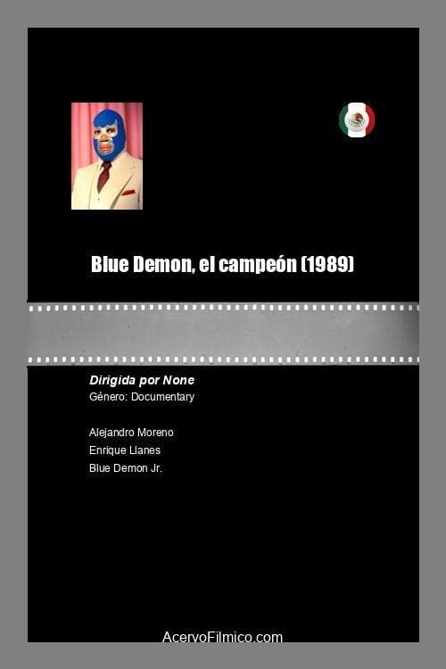 Blue Demon, el campeón poster