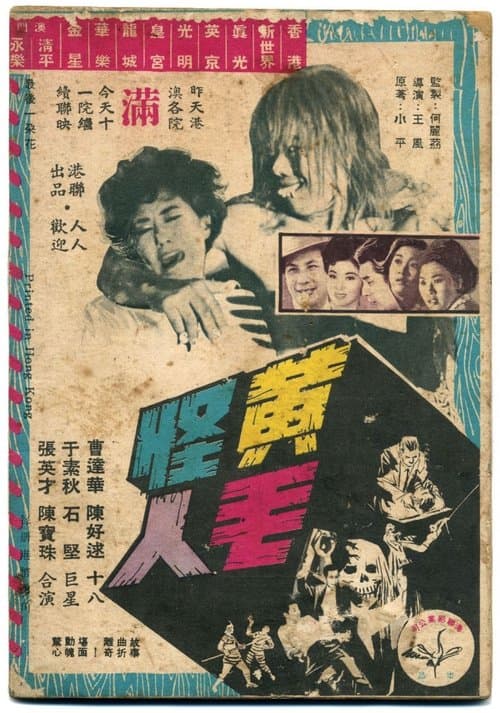 黃毛怪人 poster