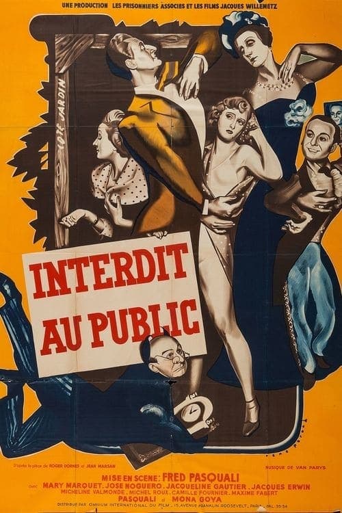 Interdit au public poster