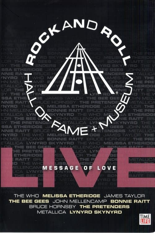 Rock and Roll Hall of Fame Live - Message of Love poster