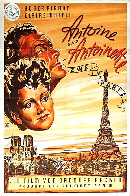 Zwei in Paris poster