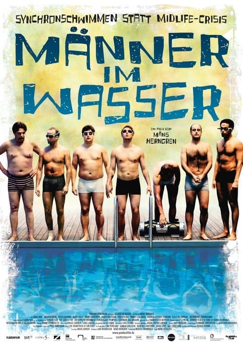 Männer im Wasser poster