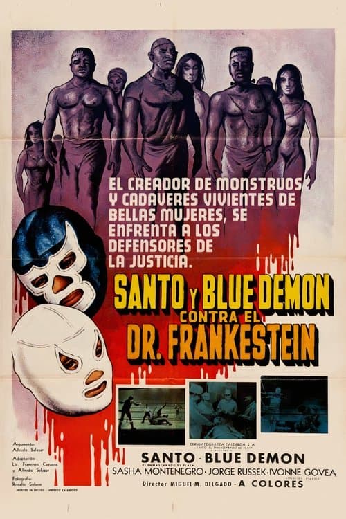 Santo y Blue Demon contra el doctor Frankenstein poster
