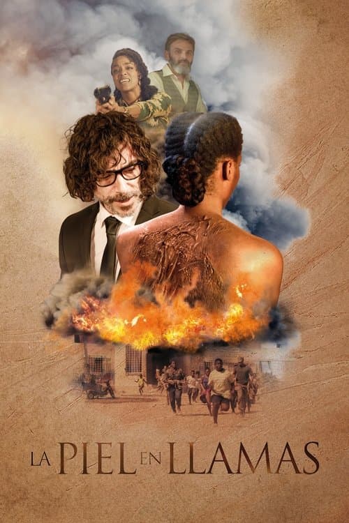La piel en llamas poster