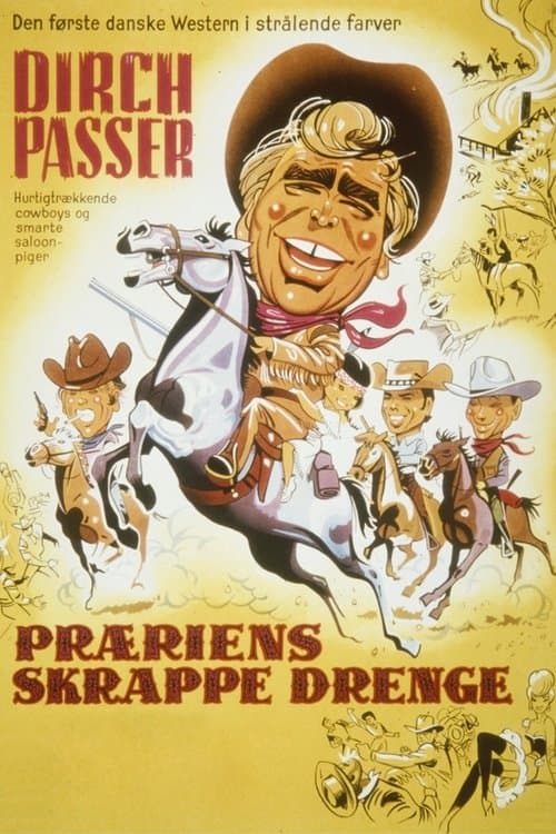 Vier tolle Jungs in der Prärie poster
