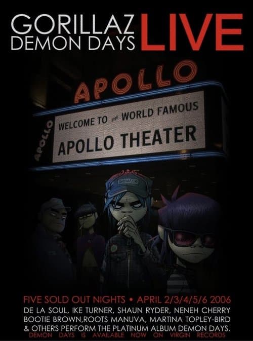 Gorillaz: Demon Days Live from the Apollo Theater, Harlem poster