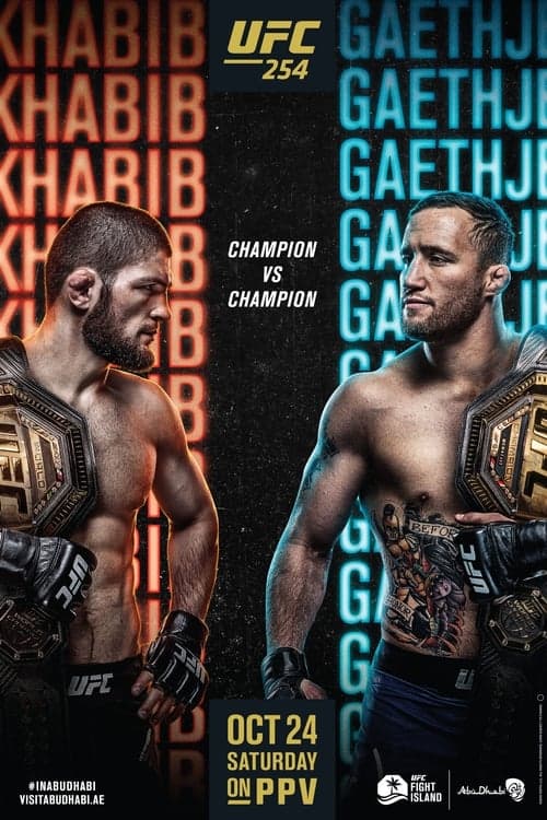 UFC 254: Khabib vs. Gaethje poster