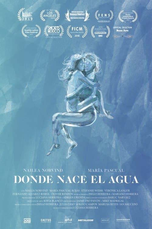 Donde nace el agua poster