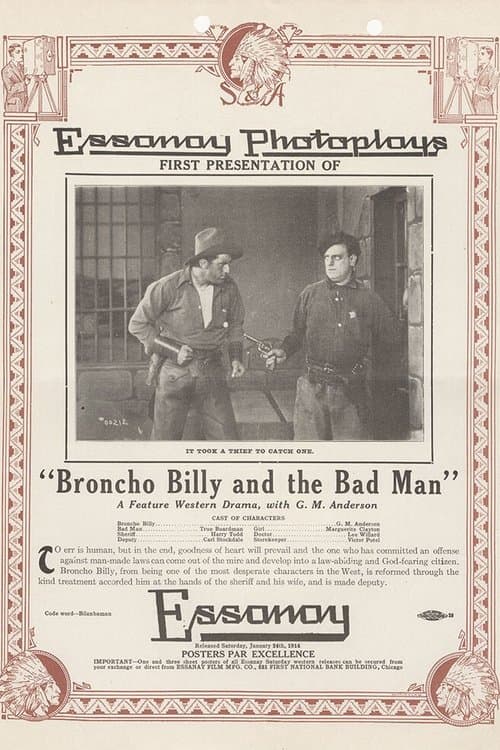 Broncho Billy and the Bad Man poster