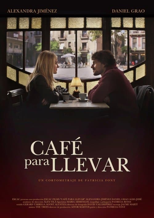 Café para llevar poster