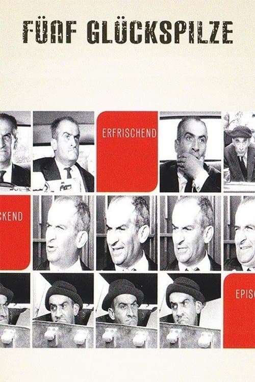 Fünf Glückspilze poster
