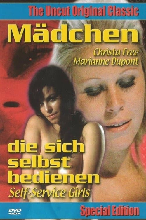 Mädchen, die sich selbst bedienen poster